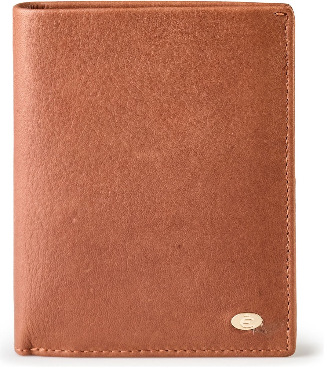 Esquire Portemonnee Chicago Portrait Wallet Cognac Bruine