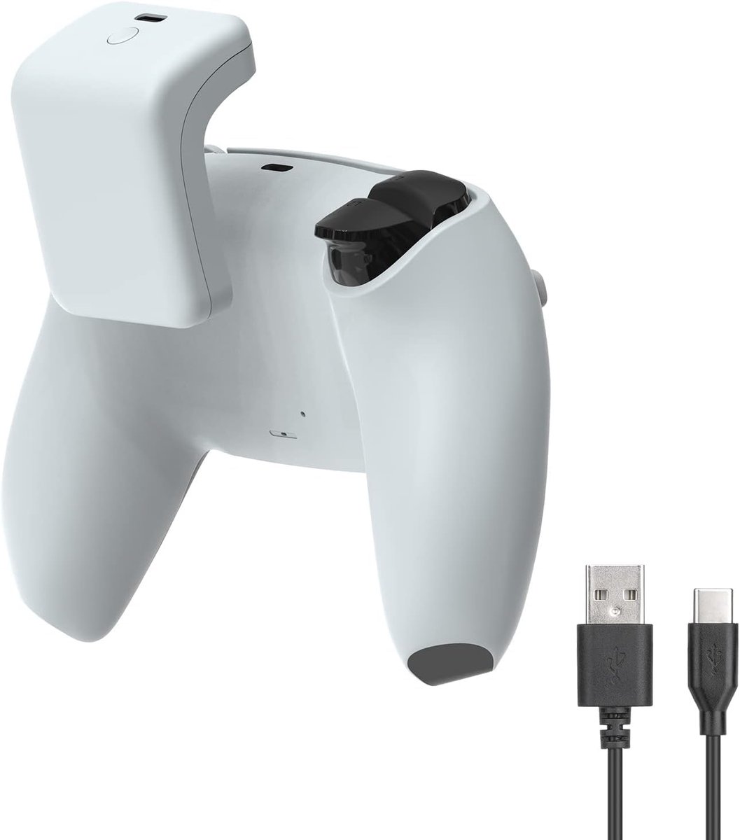 Rii PS5 Controller Accessories, Rechargeable Battery, 2000 mAh, Charger with USB Type-C Charging Cable, LED Charging - ShopVlot