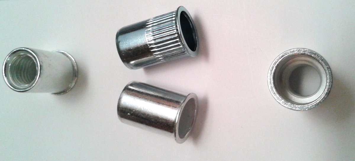 Aluminium M10 Mini Kegel Moeren (10 stuks)
