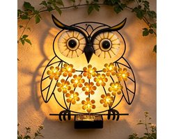 Merkloos Muurlamp Solar - Solar-wandlamp voor buiten - Buitenverlichting Solar - Solar-tuinverlichting - Solar-buitenverlichting geschikt voor balkons of schuttingen