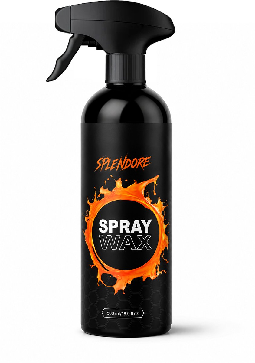 Splendore Spray Wax - Autowax - Snelle Glans - Bescherming - 500ml