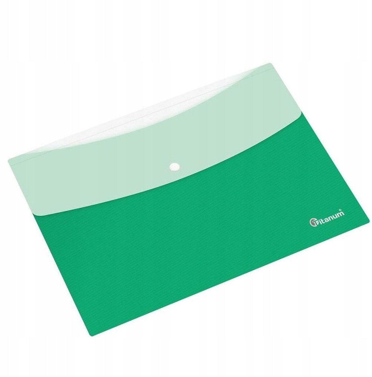 Groen-witte PP A4 envelopmap