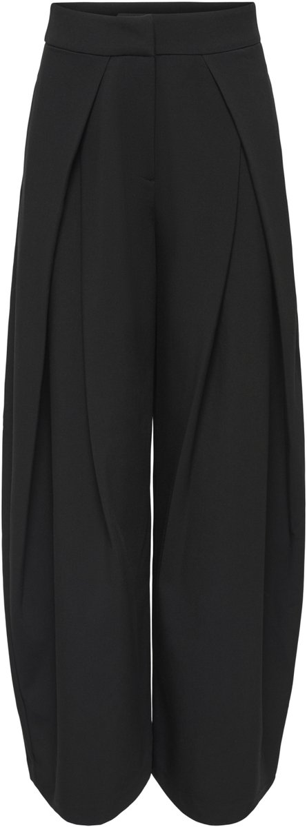 Only zwarte dames broek   Barrel fit   Steekzakken   Elastische boord   Duurzaam   Regular waist Zwart 36/32