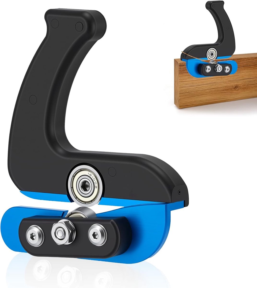 Edge planer for wood, portable edge cutter, beamer with handle, edge glue cutter, woodworking, non-slip, one-hand - ShopVlot