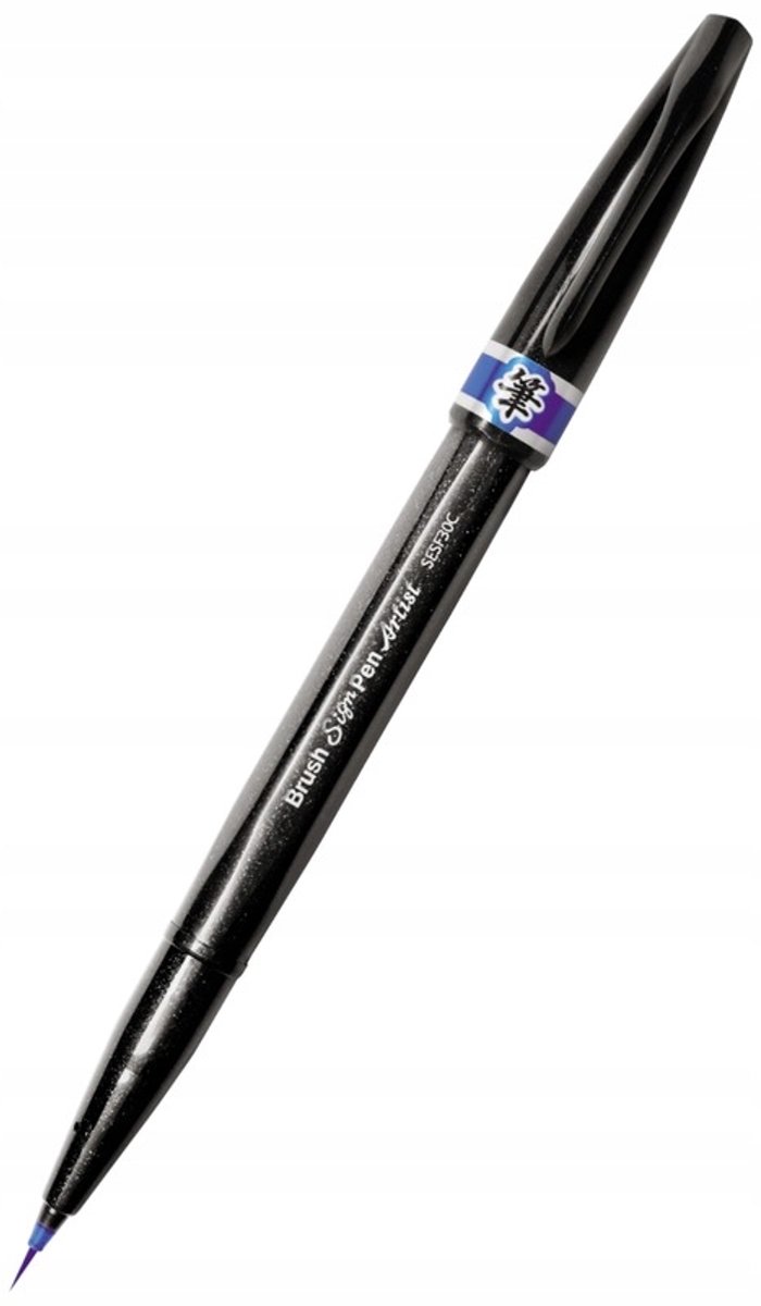 Pentel Brush SignPen Kalligrafiestift - Blauw