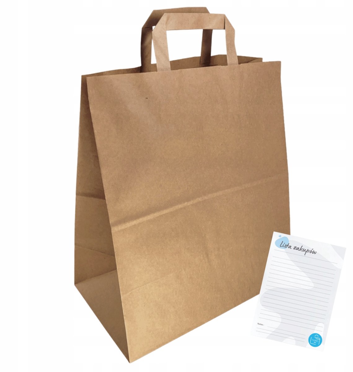 100x Bruine Papieren Draagtassen 29x17x33cm - Catering & Afhaal