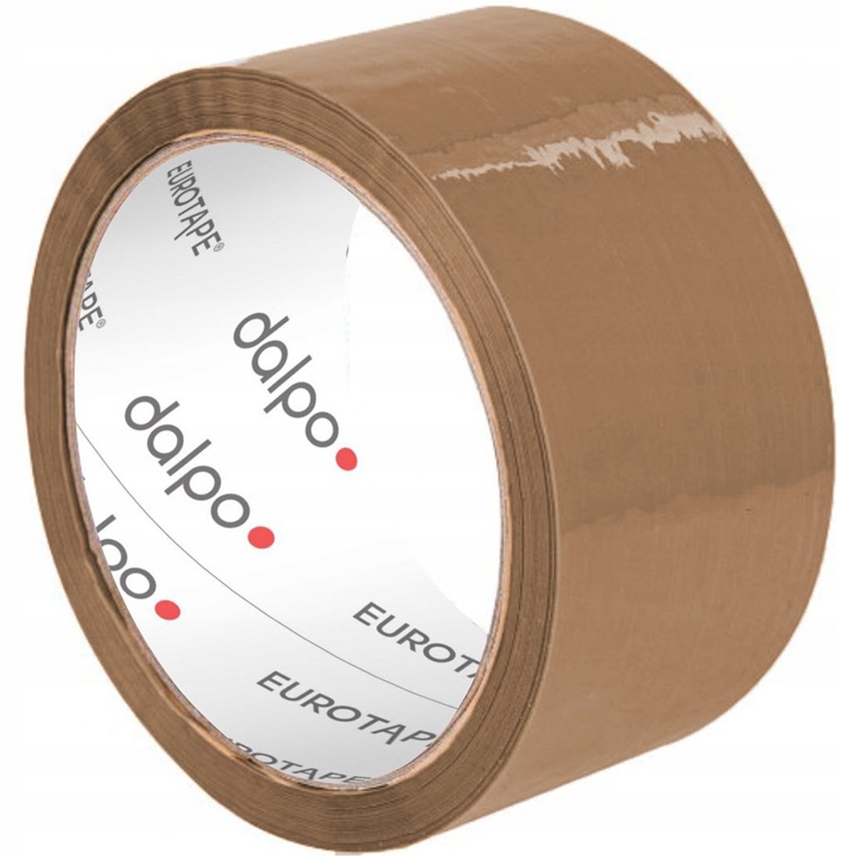 Bruine Pakkingstape Sterk 48x50mm - 6 rollen