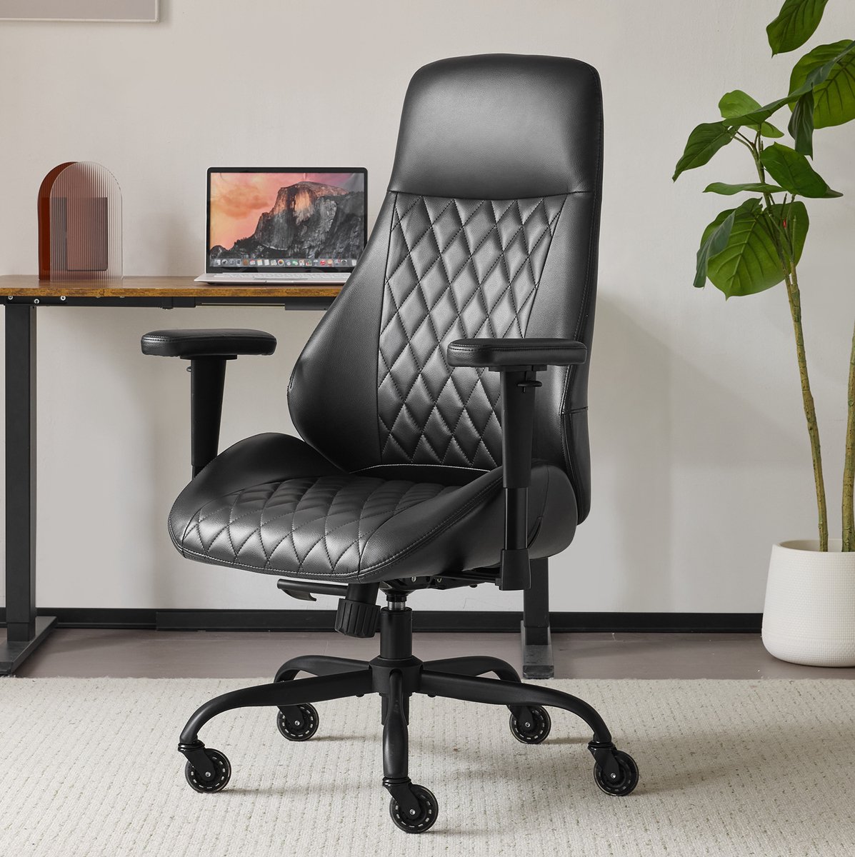 TRANSLOGISTIC FURNITURE S.R.L. FloraGrace Bureaustoel - Leer