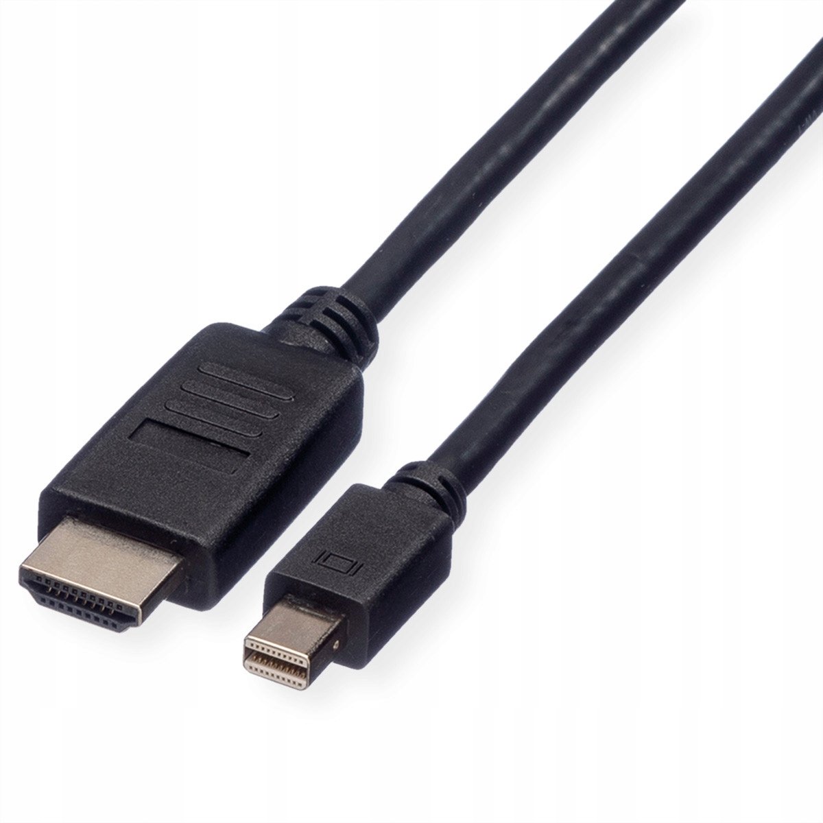 ROLINE Mini DisplayPort naar HDTV kabel, 2m, zwart, 1920x1080@60Hz