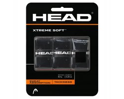 Head Xtreme Soft 3 Pack Tennis - Padel Overgrip zwart
