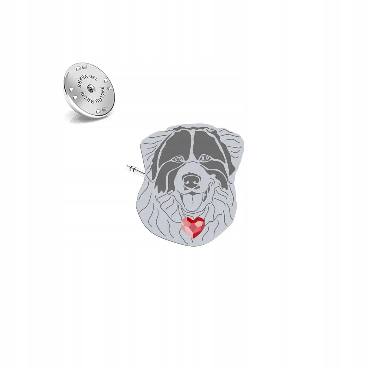 Zilveren Broche Bosnisch-Kroatische Herdershond 925, Cadeau