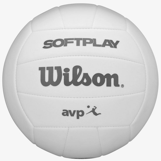 Witte Wilson Soft Play volleybal met AVP logo