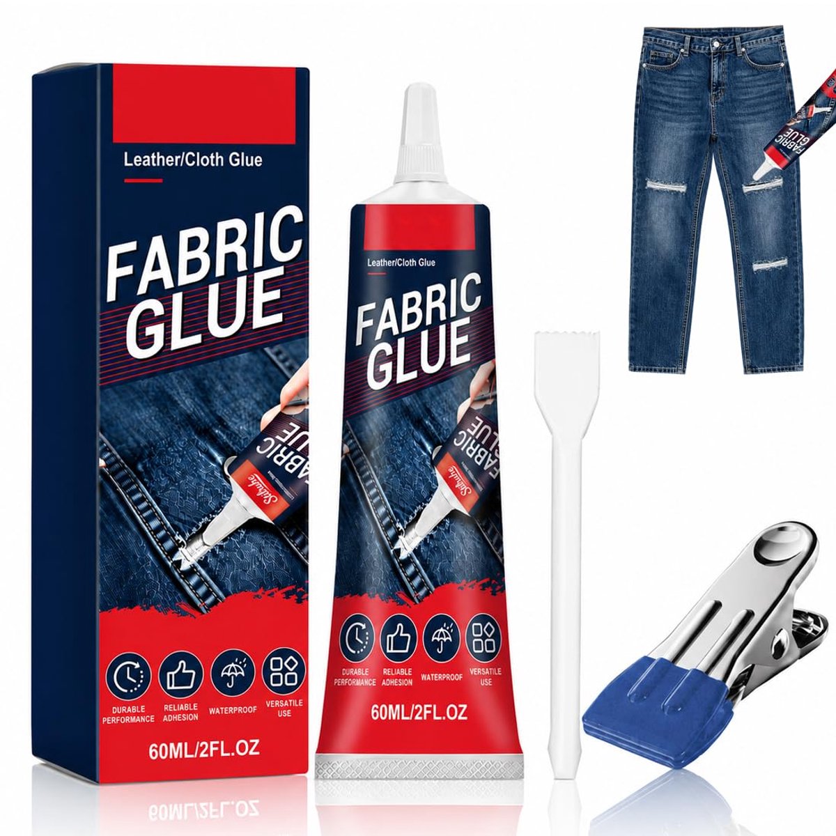 Textiellijm 1 PCS - transparante permanente lijm - extra sterke textiellijm - voor alle stoffen - ShopVlot