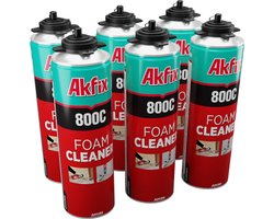 Akfix 800C Gun Cleaner 6-pack - Reiniger Niet-uitgehard PU-schuim