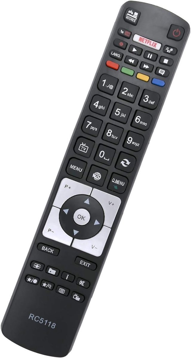 Remote Control Replaces for Telefunken XF43D401 32HB5150 32HB5151 - ShopVlot