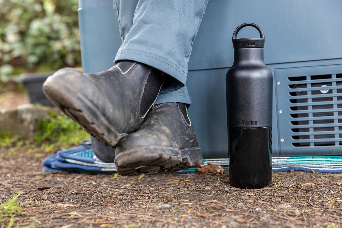 Klean Kanteen Rise Classic Insulated 592ml - Arch Loop Cap Black- Geïsoleerde waterfles – foto 7