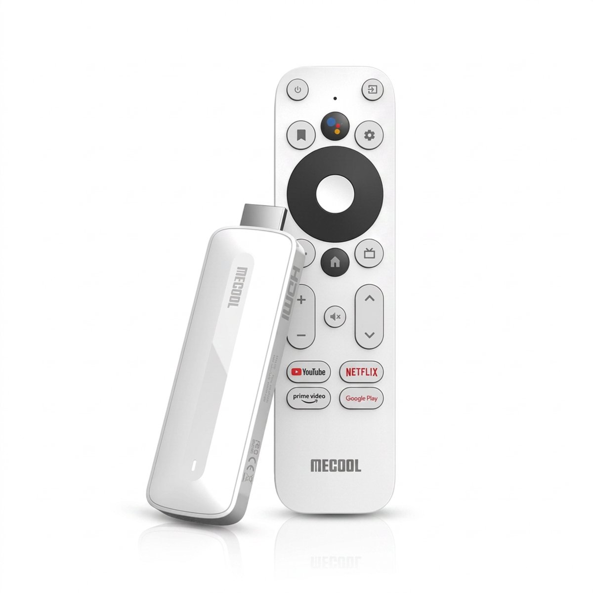 MeCool KD5 Chromecast – Android 11 TV Stick – Mediaplayer – Google TV Streamer – Netflix Gecertificeerd – Full HD – Wit