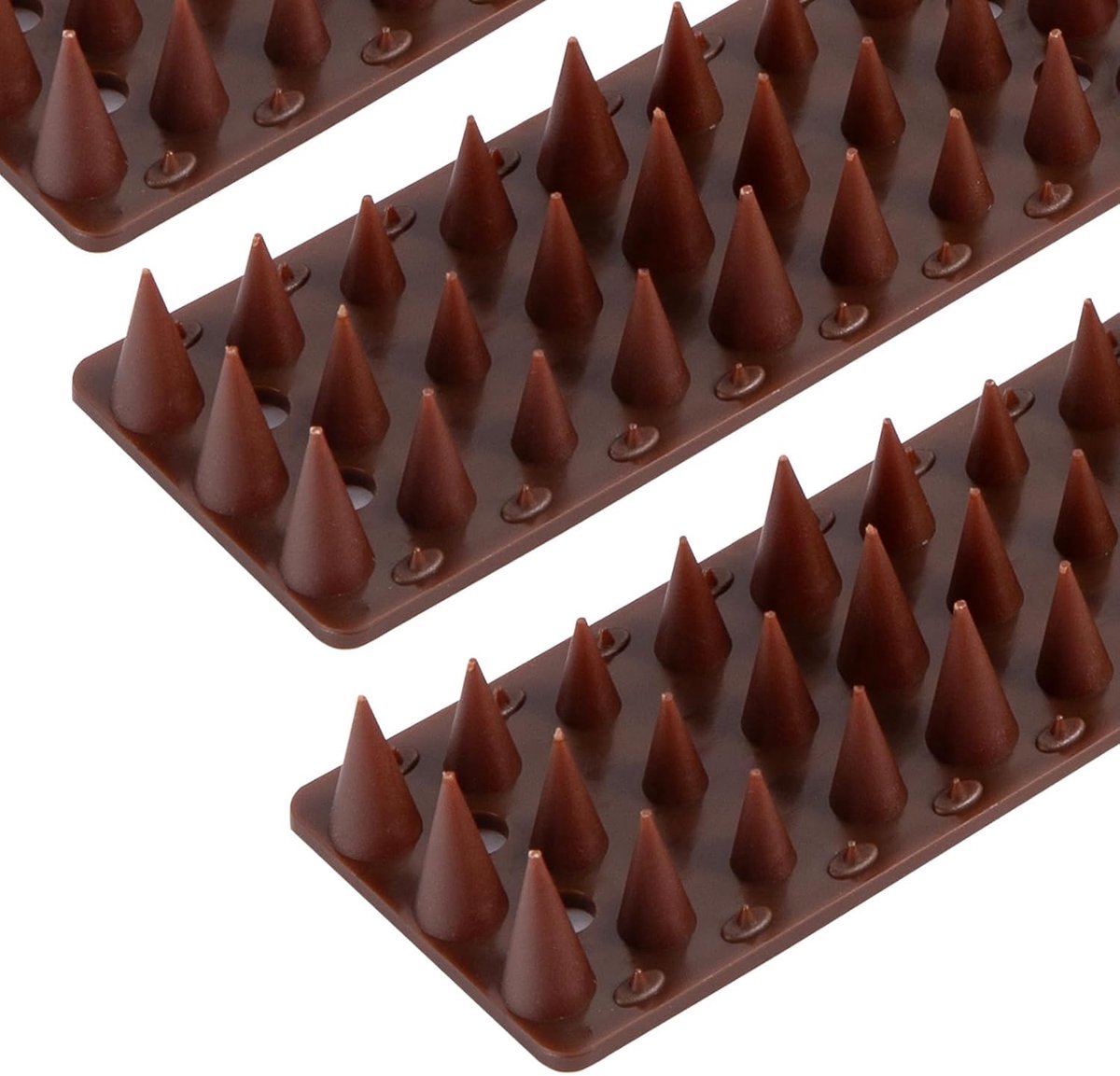 OFFO Duivenafweer, duivenspikes 3,0 m, duivenafweer, balkon, duivenafweer voor balkon, daken, ramen en hekken, bruin - ShopVlot