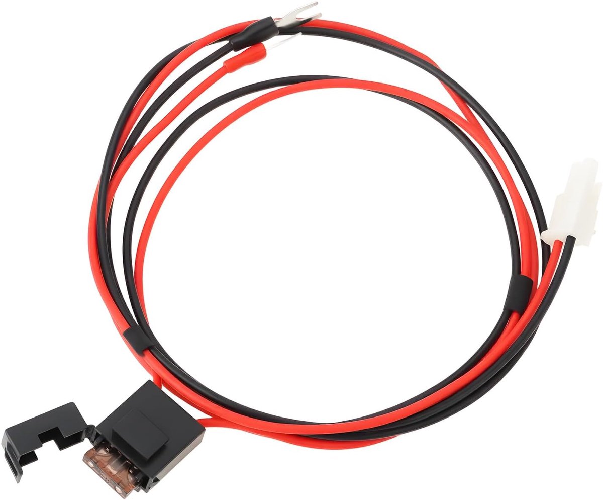 ECSiNG Car Radio Installation Power Lead 1.2m 7.5A Compatible with President Uniden Lincoln Shogun HR2510 HR2600 HR2830 - ShopVlot