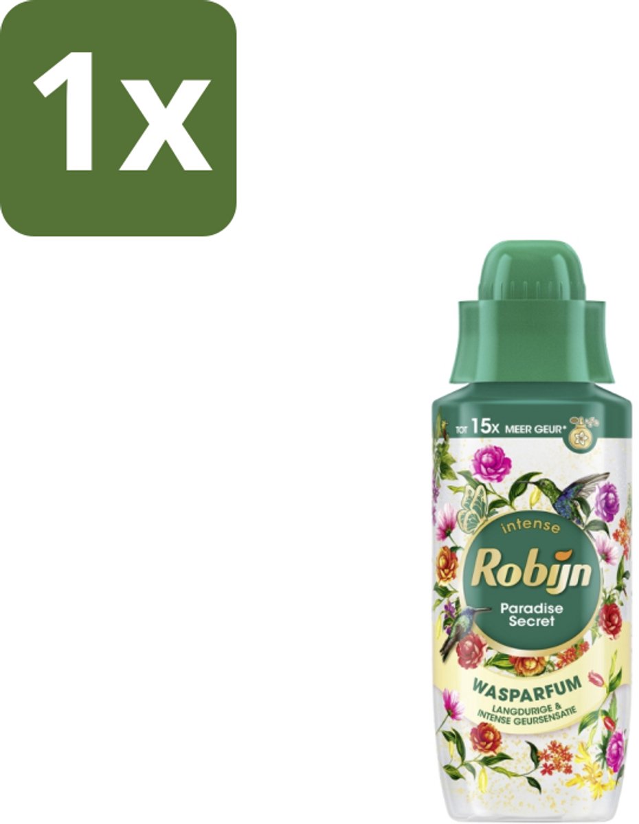 1 x Robijn - Paradise Secret - Wasparfum - 342 ml - Wasparfum - Wasmiddel - Geur - Wasbeurt - Wasverzachter