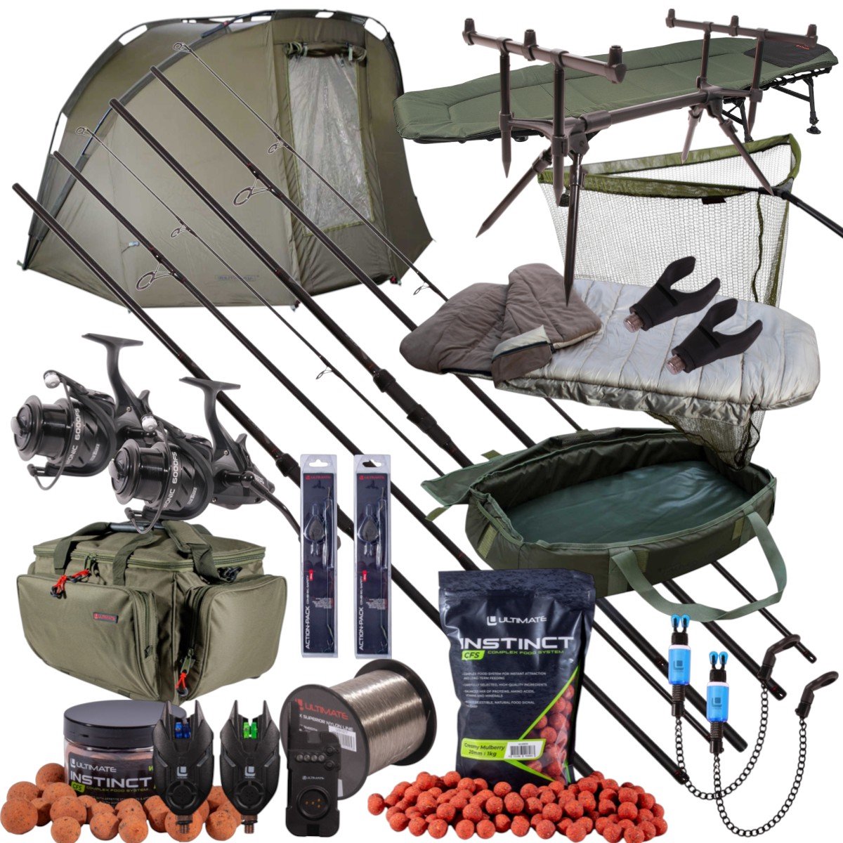 Ultimate Advanced Carp Session Set - Karper Set