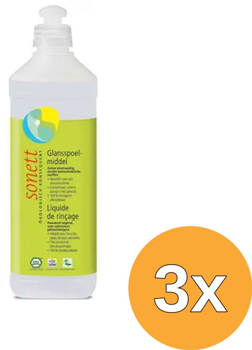 3x Sonett Glansspoelmiddel (500 ml)