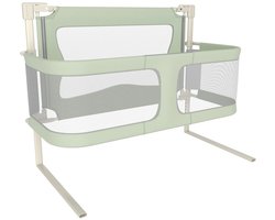 Deliqa 3 in 1 co sleeper - groen - baby bedje - veilig samen slapen - 3-in-1 Babybed Wieg – Co Sleeper en Bedhek – Opvouwbaar Babybedje – Ademende zijkanten – Veilig en Comfortabel – 0 tot 3 jaar – Eenvoudige Montage – Unisex Design - 50 x 120 cm
