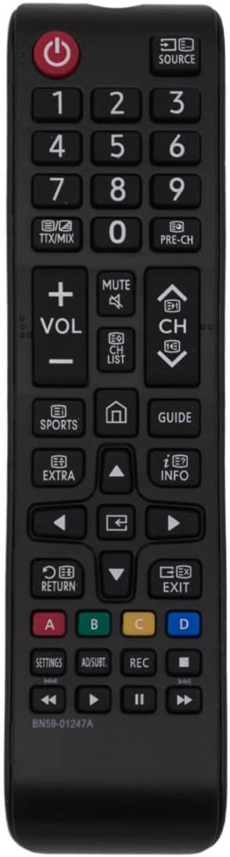Replacement Remote Control Compatible with SAMSUNG BN59-01247A, B - ShopVlot