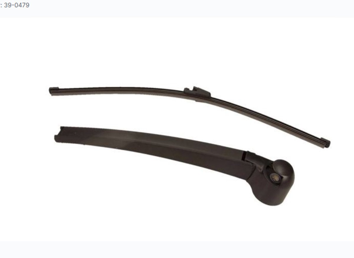 MAXGEAR Achterruitenwisserarm 39-0479 | OEM 6Q6955435D | 7E0955425A | 7H0955707 | Geschikt voor VW Transporter T5 T6 & Caddy III 2003-2015 | Links Achter | Met Geïntegreerd Wisserblad