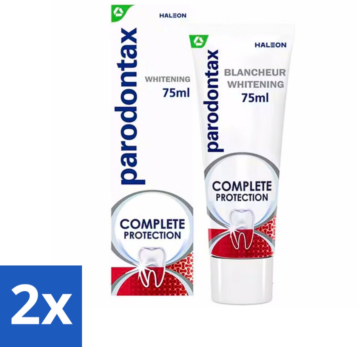 Parodontax - Tandpasta - Complete Protection - Whitening - 75ml x 2