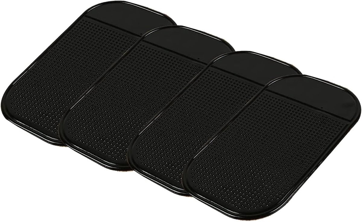 Mobiel antislipmat 14,5 x 9 cm - universeel - niet smeltend - houdt spullen stevig vast - ShopVlot