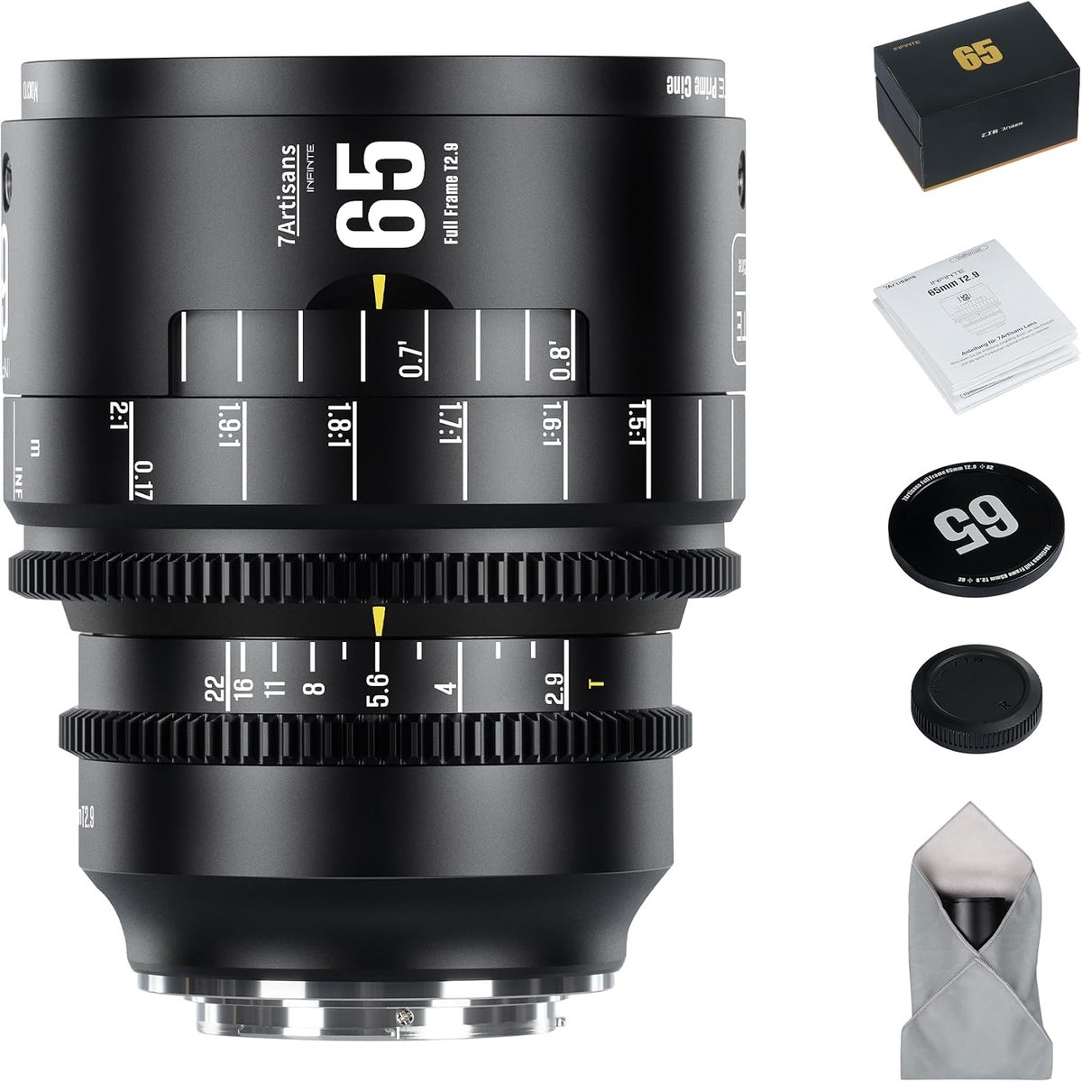 Macro film lens 65mm T2.9 - 2x vergroting - full frame - voor Sony E-mount - ShopVlot