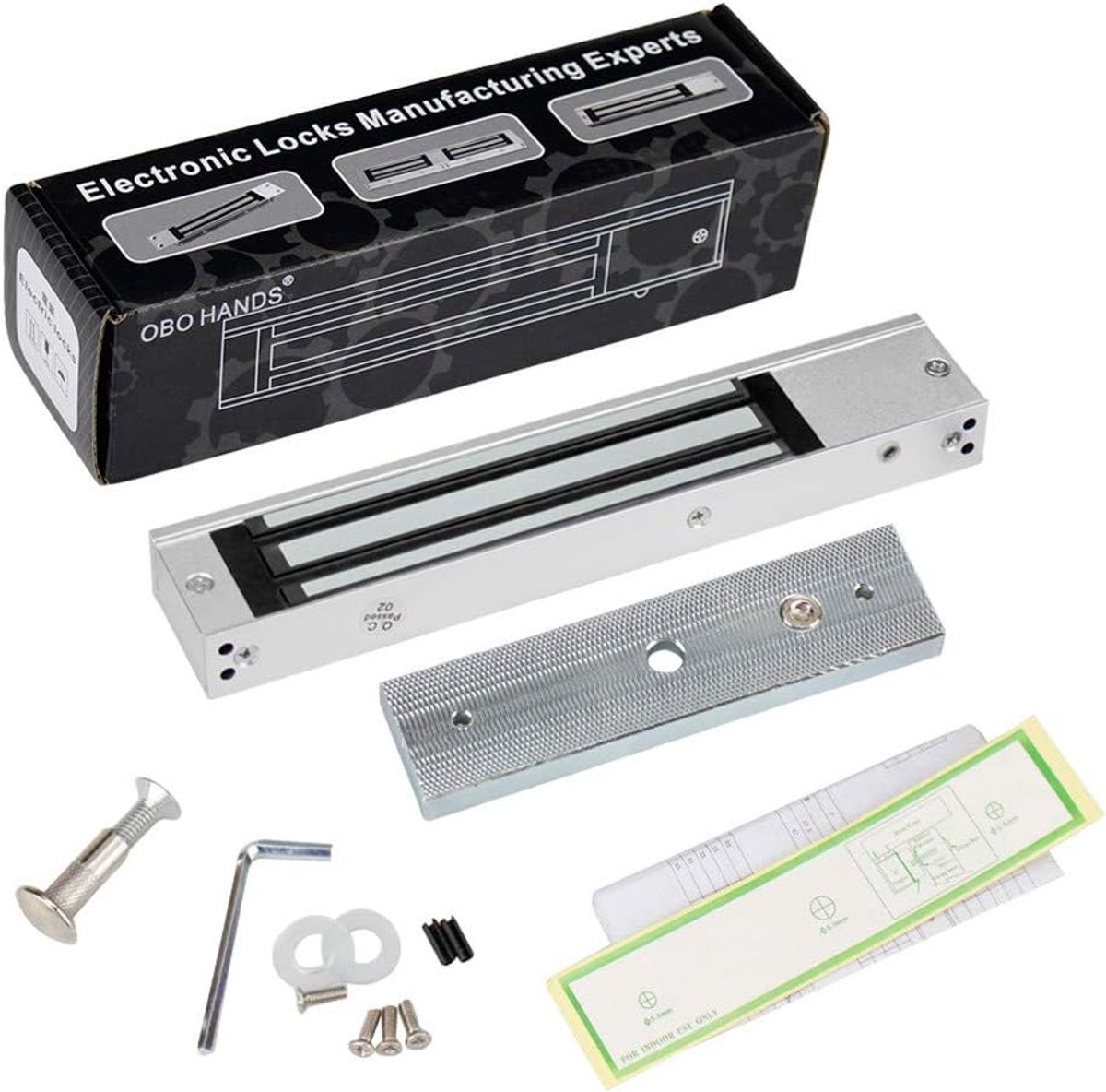 Magnetische Deurslot 280kg Houdkracht - Mini Magnet EM Maglock - Fail-Safe Ontwerp - ShopVlot
