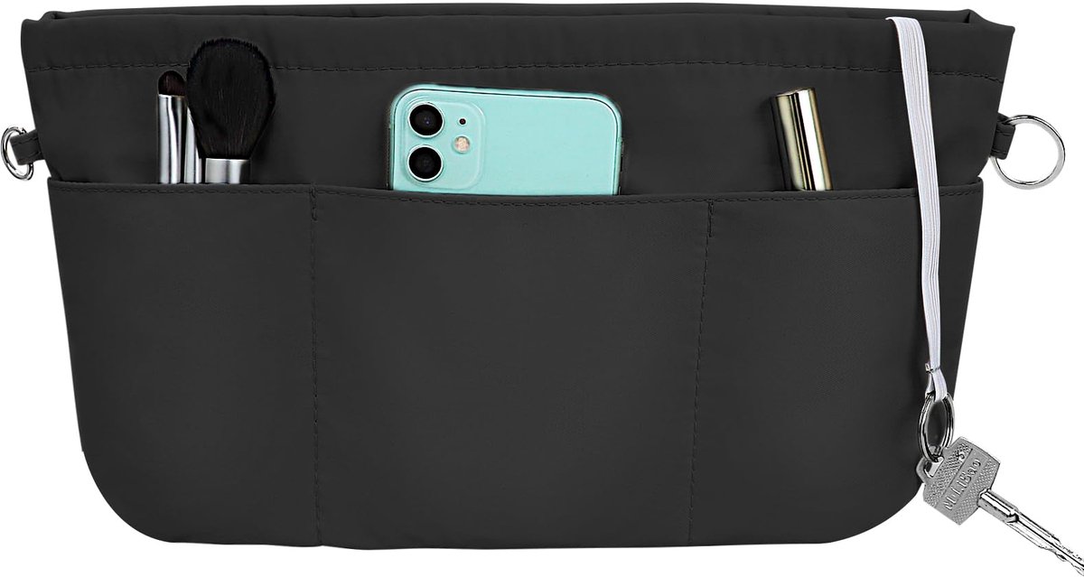 Handtas-organizer M - nylon - waterdicht - handig sleutelkoord - ShopVlot