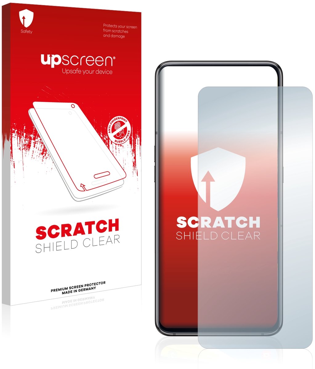upscreen - Screenprotector voor Samsung Galaxy A80 - Folie Beschermfolie transparant