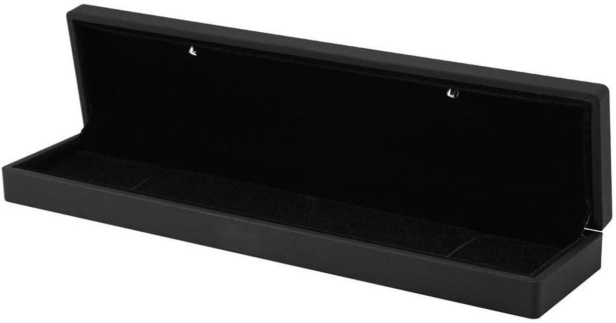 Sieradendoos LED verlichte vitrine - opbergkist voor ringen, oorbellen, kettingen - ideaal voor meisjes en moeders - ShopVlot