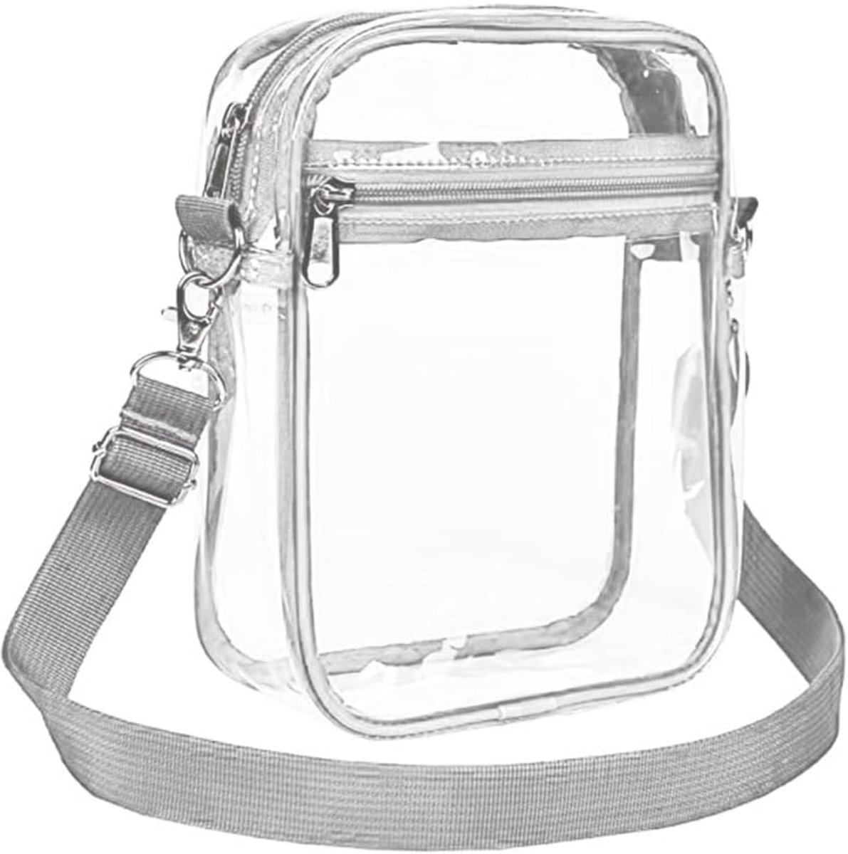 Duidelijke Sling Handtas, PVC Waterdichte Crossbody Bag Transparante Schoudertas voor Stadions Evenementen Concerten - ShopVlot