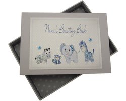 White Cotton Cards Nana's Boasting Book Tiny Photo Album Toy Range (Blue) - ShopVlot