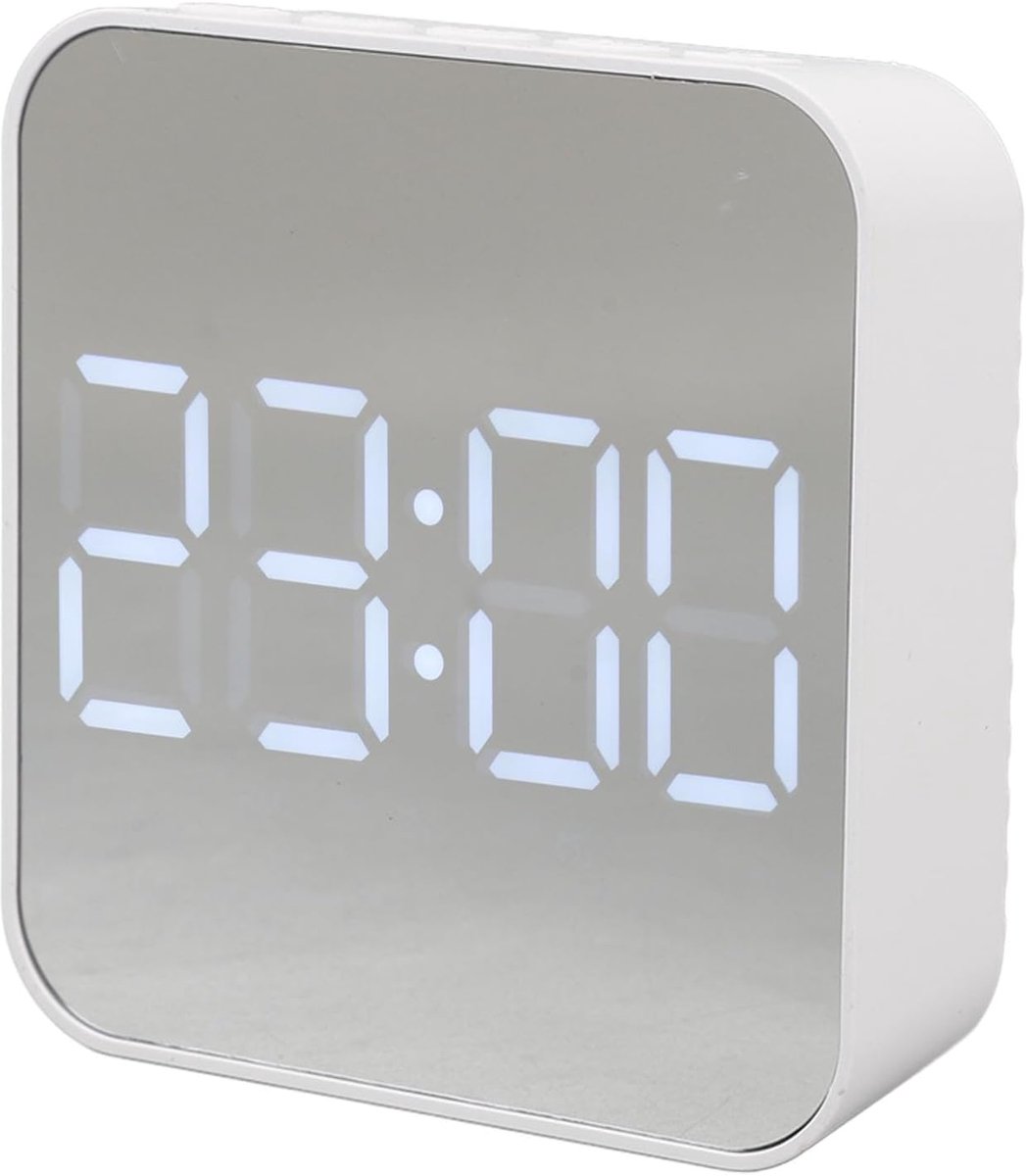LED Digital Clock, 2 Alarm Settings, Multifunction Small Electronic Clock, Temperature Date Display, Bedroom Office - ShopVlot