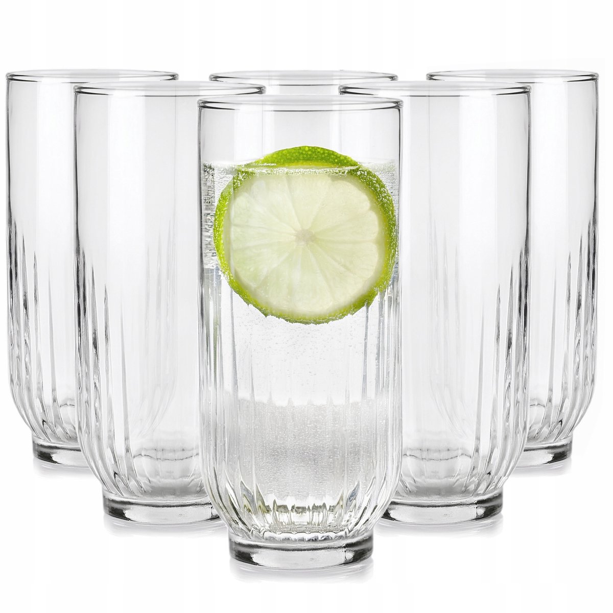 Glasmark Hoge Glazen Set van 6 - 360ml voor Cocktails & Sap