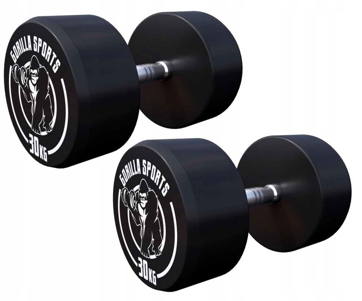 Gorilla Sporthalsters Set 2x 30kg - Gecoat IJzer