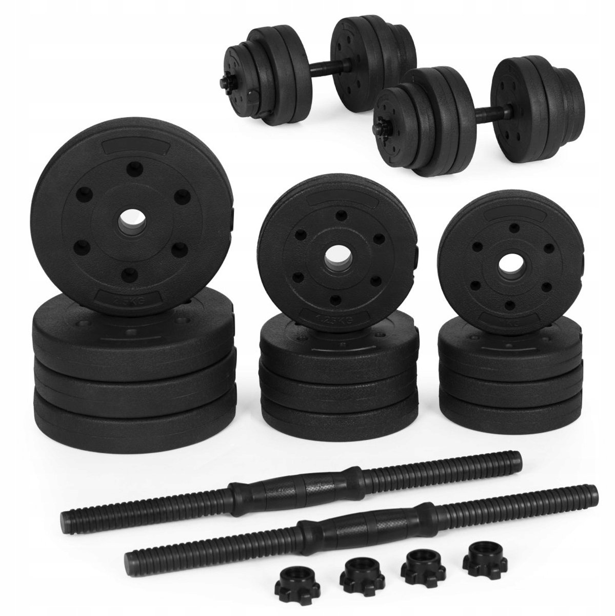 Verstelbare Halters Set 2x10kg - Totaal 20kg Fitness Gewicht