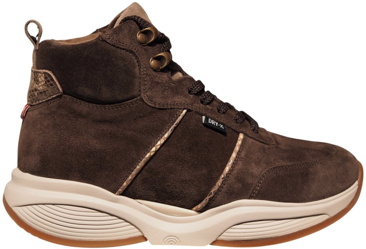 Xsensible SWX31 donkerbruine suède veterboots