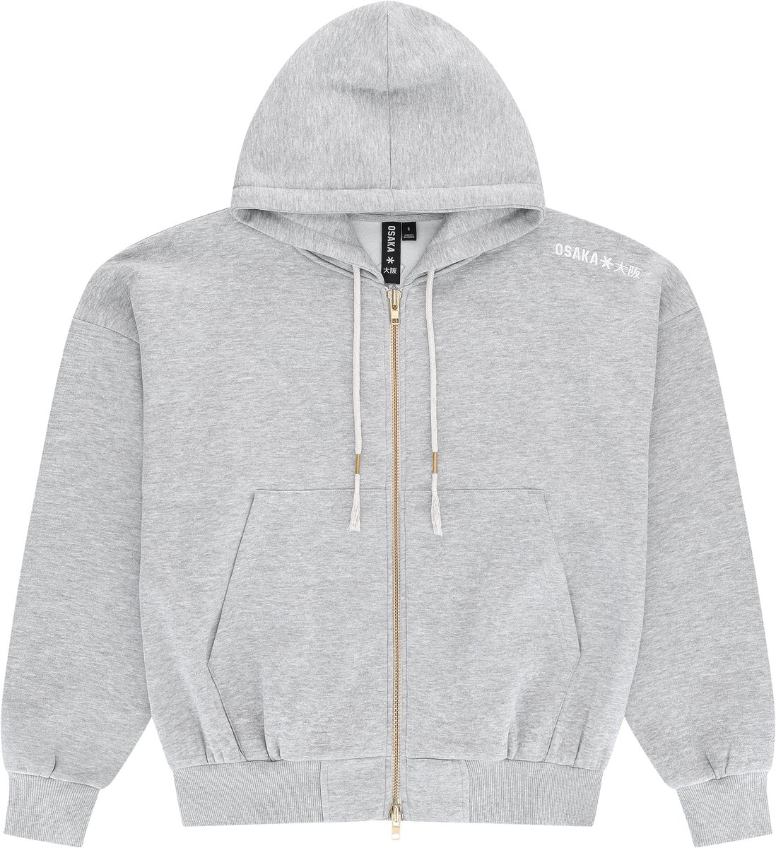 Osaka Men Full Zip Hoodie Grijs