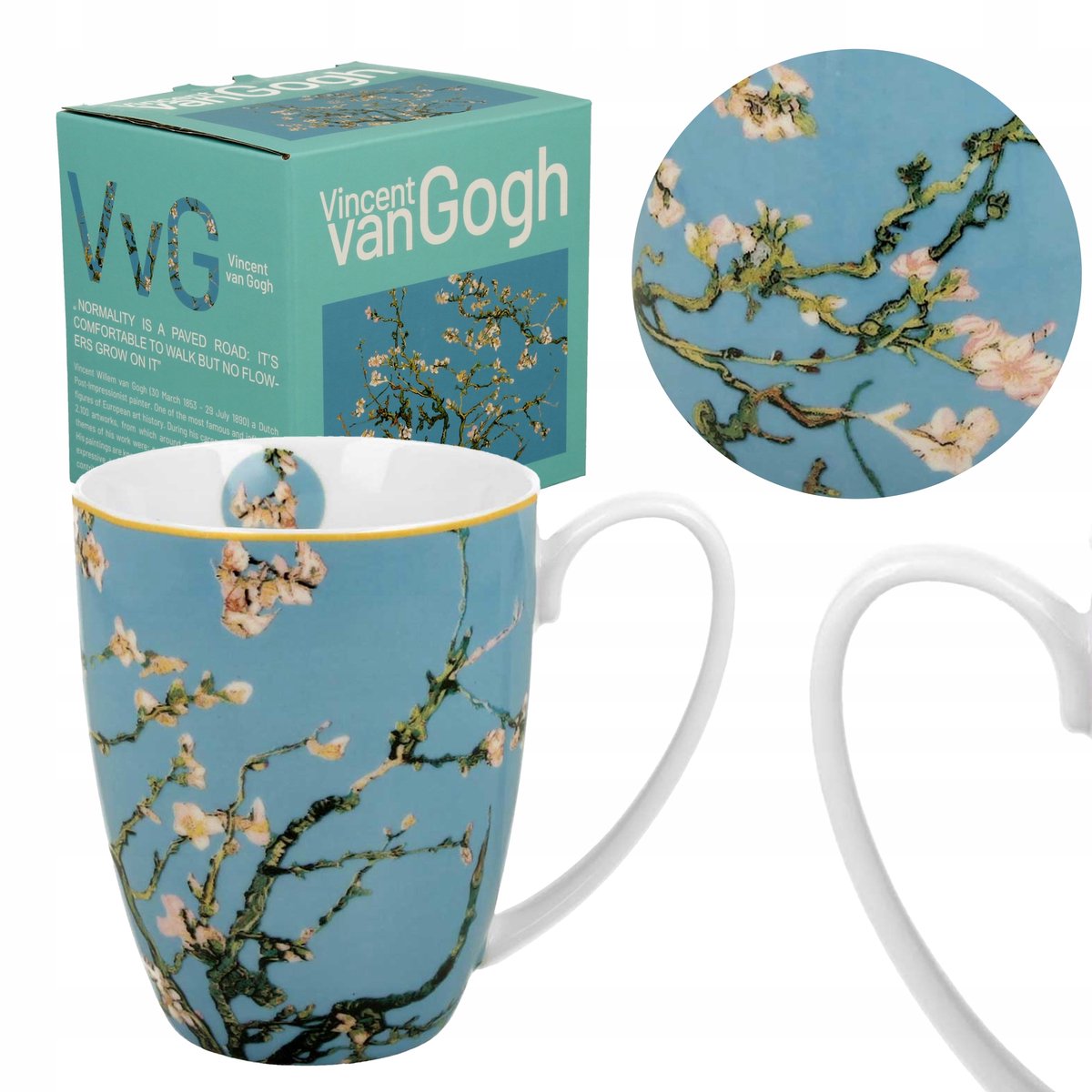 Van Gogh Amandelbloesem Mok 350ml - Porselein, Thee & Koffie