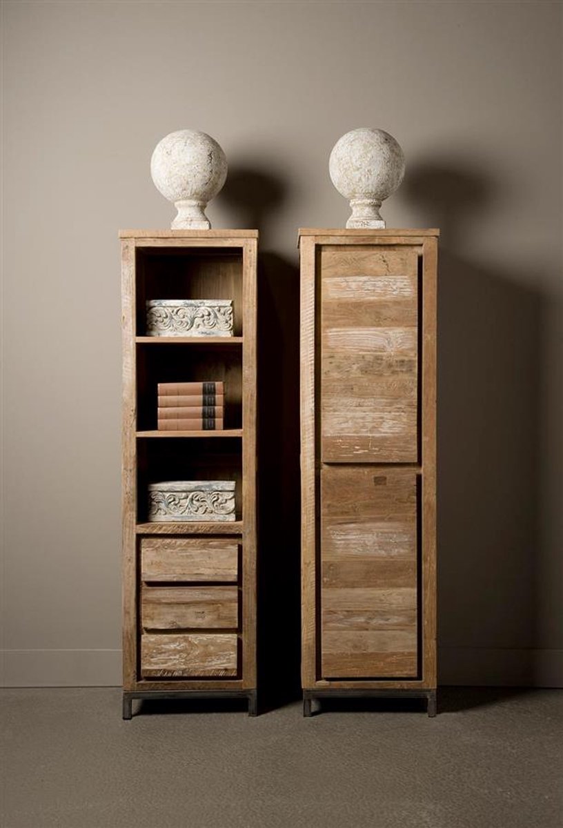 Tower Living Boekenkast Venetie - Bruin Hout - 55x43x182cm