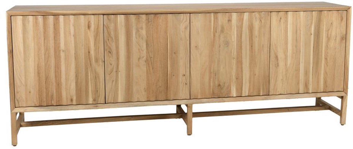 Tower Living Dressoir Crotone - Naturel Hout - 220x40x80cm