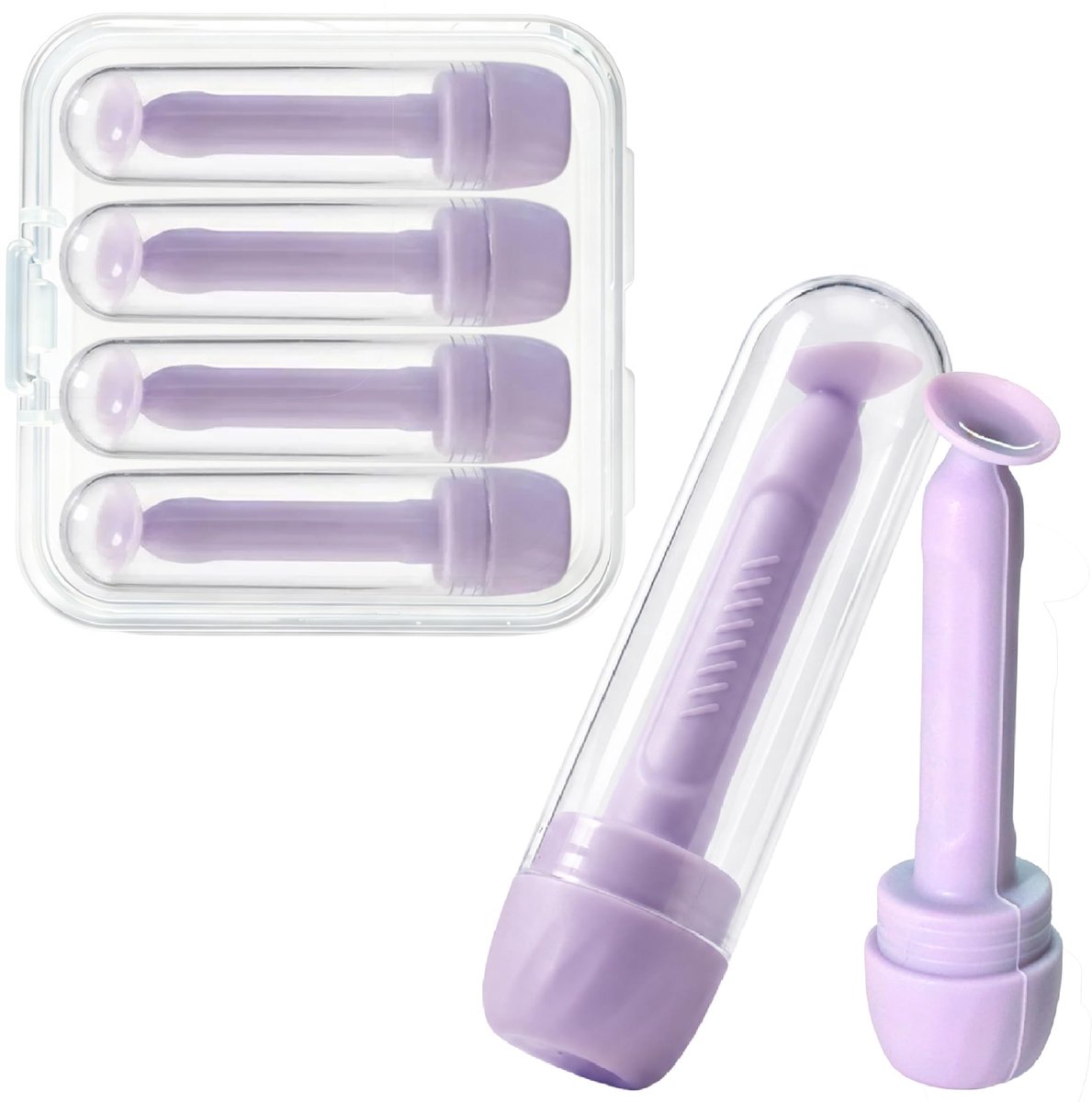 contactlenzen invoerhulp 4 stuks - zachte en stijve gasdoorlatende lenzen - Zero Suction applicator - ShopVlot