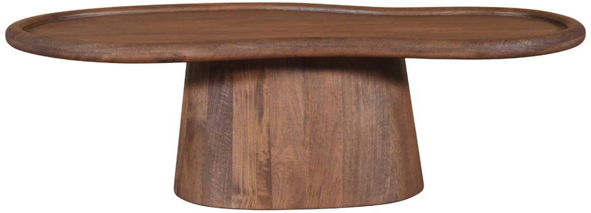 DÉJA Living Salontafel Estella - Organisch Donkerbruin Mangohout - 130x60x39cm