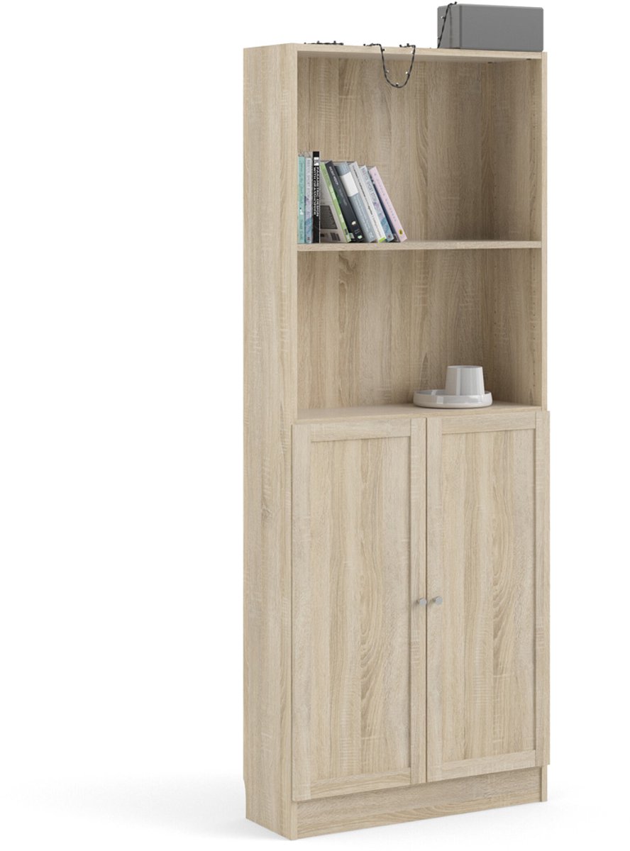 Giga Living Boekenkast Basic - Naturel - 79x203cm
